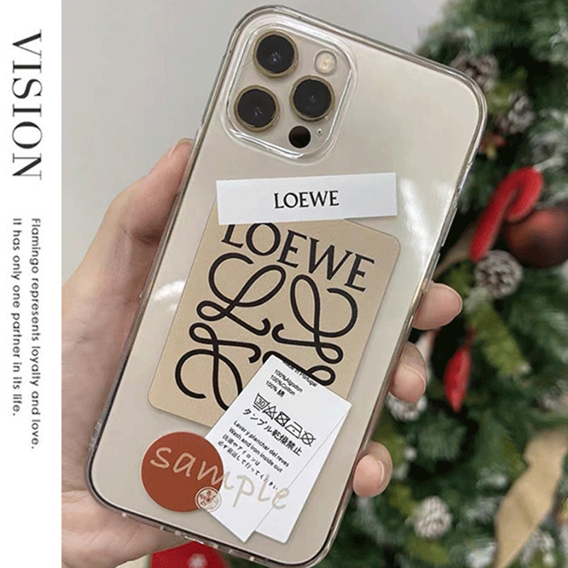loewe tag design  girl boy iphone 13 case