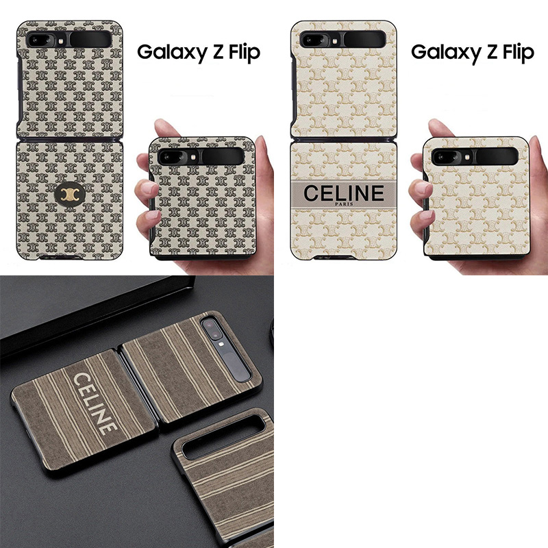 Luxury designer Celine galaxy z flip3/z flip2 case cover