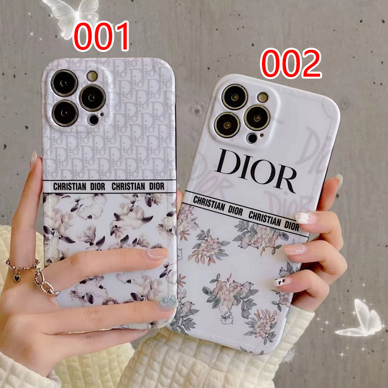 Luxury dior flower lady iPhone 13 case