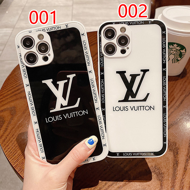 Black White LV Louis Vuitton pair luxury designer iPhone 13 Case