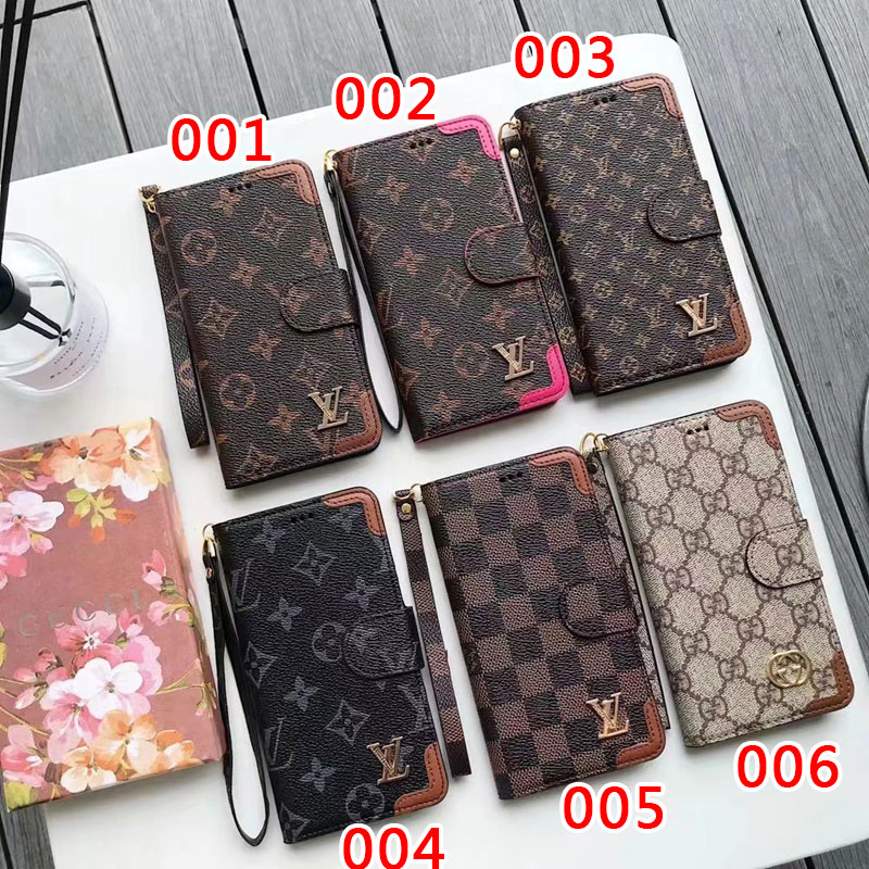 lv gucci iPhone 13 Pro max Leather Flip Wallet Case