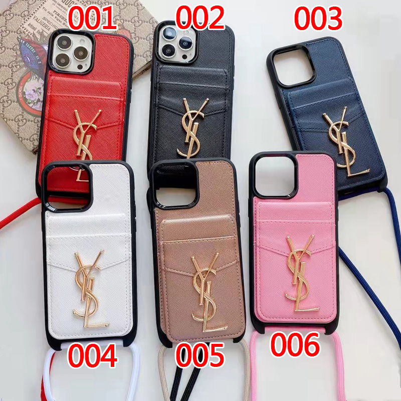 Luxury ysl Yves Saint Laurent card iPhone 13 case