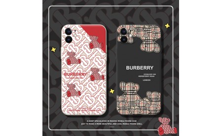 burbbery vuitton bear iPhone 13 Pro Max case Protective Designer