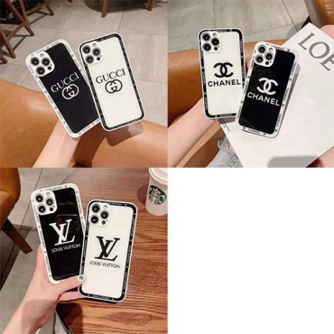 gucci lv chanel Couple Cases white black for iphone13 13 pro max 13 mini case cheap women men