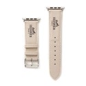 Hermes Leather strap Band For Apple Watch 7/6/se 5/4 38/4042/44mm orange men 