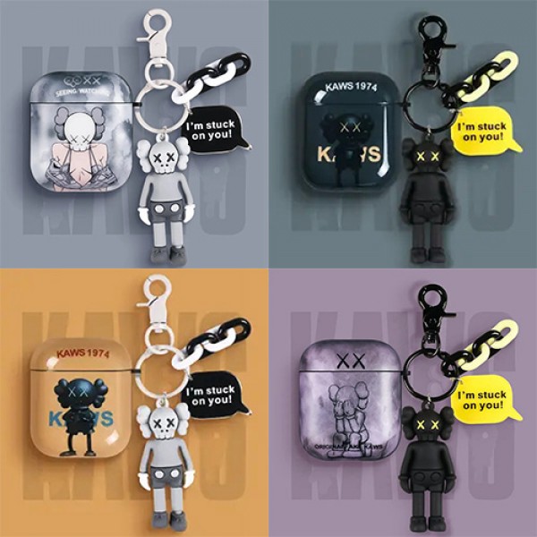 kaws bearbrick airpods 3 case cartoon airpods pro 1/2 cover cute Shock Proof 3D Kaws Character Doll