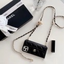 Luxury designer Chanel classic case for iPhone 12/13 Pro Max with chain CC Case lady talent Wallet Shockproof Protective Designer iPhone Case
