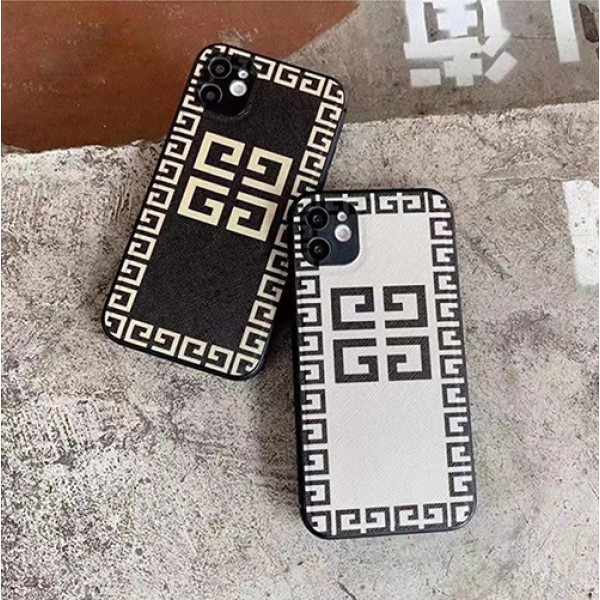 Givenchy IPhone13/12 mini case Luxury Designer pair Givenchy brand iphone 13/12/11 pro max xr/xs case in White or Black Color