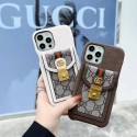gucci iPhone 14 se 2022 13 Pro Max 12/13 mini case hülle coque card holder iPhone 14/13/12/11 PRO Max xr/xs Fashion Brand Full Cover ledertascheLuxury iPhone 13/14 Pro max Case Back Cover coqueShockproof Protective Designer iPhone Case