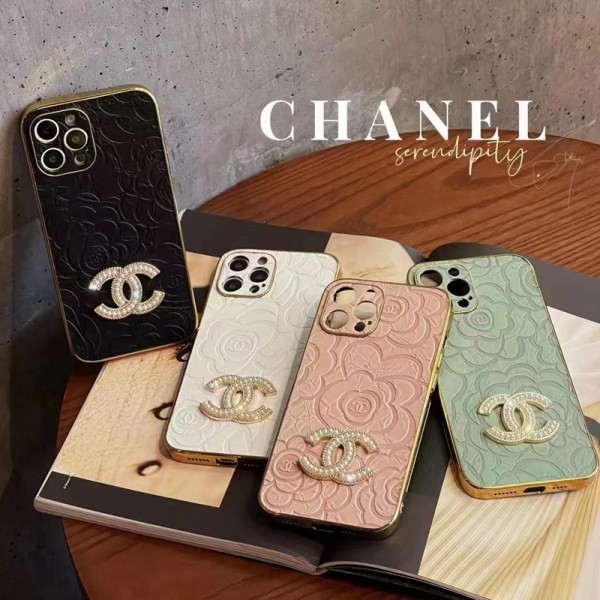 chanel flower iPhone 14/13/12/11 PRO Max xr/xs Fashion Brand Full Cover ledertasche Luxury iPhone 13/14 Pro max Case Back Cover coque Shockproof Protective Designer iPhone CaseLuxury Case Back Cover schutzhülle