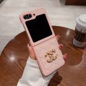 Chanel Galaxy Z Flip 3 4 5 5G Case coque hulleFashion Brand Full CoverLuxury designer samsung phone case hülle coque galaxy z flip fold 5 4 3 2samsung Case Custodia Hulle Funda