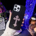 Chrome Hearts Luxury iPhone 13/14/15 Pro max Case Back Cover coqueoriginal luxury fake case iphone xr xs max 15/14/12/13 pro max shellFashion Brand Full Cover housseLuxury Case Back Cover schutzhülle