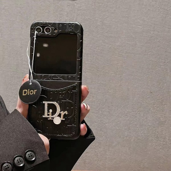 Dior Phone case Shell for samsung z flip 5 4 fold4 3 Luxury designer samsung phone case hülle coque galaxy z flip fold 5 4 3 2original luxury fake case iphone 15/14 samsung s23 cover