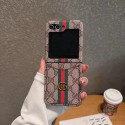 Gucci Galaxy Z Flip 3 4 5 5G Case coque hullePhone case Shell for samsung z flip 5 4 fold4 3 Luxury Case Back Cover schutzhüllesamsung Case Custodia Hulle Funda