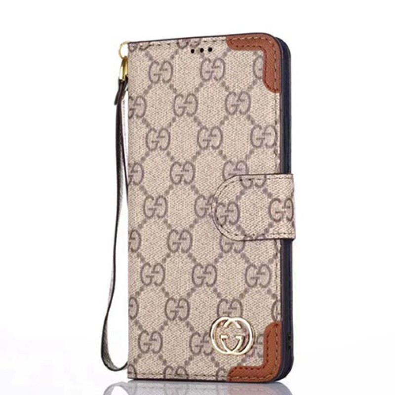 lv gucci iPhone 13 Pro max Leather Flip Wallet Case with Wrist Strap ...