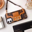 Louis Vuitton Dauphine Style Case for Apple iphone 13 pro max 12 pro cover lady women lv Dauphine Design Monogram Brown Canvas