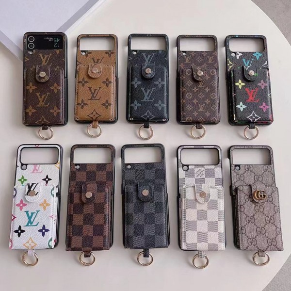 Louis Vuitton Galaxy Z Flip 3 4 5 5G Case coque hulleLuxury designer samsung phone case hülle coque galaxy z flip fold 5 4 3 2samsung Case 