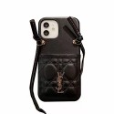 ysl dior gucci iphone 13 pro max 11 12 pro mini cover leather card crossboy bag Purse Flip Card Pouch Cover