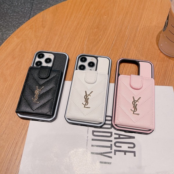 ysl iPhone 15/14/13/12/11 PRO Max xr/xs Fashion Brand Full Cover ledertascheLuxury iPhone 13/14/15 Pro max Case Back Cover coqueiPhone se3 13/14/15 Pro Max Wallet Flip Case 