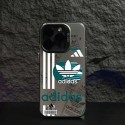 Adidas iPhone 15/14/13/12/11 PRO Max xr/xs Fashion Brand Full Cover ledertascheLuxury iPhone 13/14/15 Pro max Case Back Cover coqueoriginal luxury fake case iphone xr xs max 15/14/12/13 pro max shellFashion Brand Full Cover housse