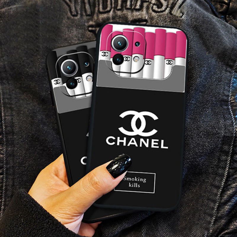 Chanel Cigarette Box iPhone 13 12 11 Pro max Case Smoking Kills Luxury iphone xr xs 7/8/se2 cover lady women