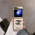 Chanel Galaxy Z Flip 3 4 5 5G Case coque hulleLuxury Case Back Cover schutzhülleFashion Brand Full CoverLuxury designer samsung phone case hülle coque galaxy z flip fold 5 4 3 2