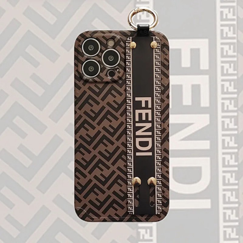 Wristband Fendi iPhone 13 12 pro max case cover Luxury Designer iPhone 13 pro max Case