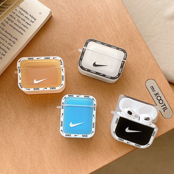 Nike Style Airpods 3 2021 Airpods PRO 2/1 Case Shockproof Protective TPU Airpod Cases Compatiable Wireless Charging.