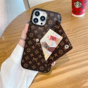 lv card holder iPhone 14 13 Pro Max 13/14 max case hülle coque iPhone 14/13/12/11 PRO Max xr/xs Fashion Brand Full Cover ledertascheLuxury iPhone 13/14 Pro max Case Back Cover coqueiPhone se 3 13/14 Pro Max Wallet Flip Case Custodia Hulle Funda
