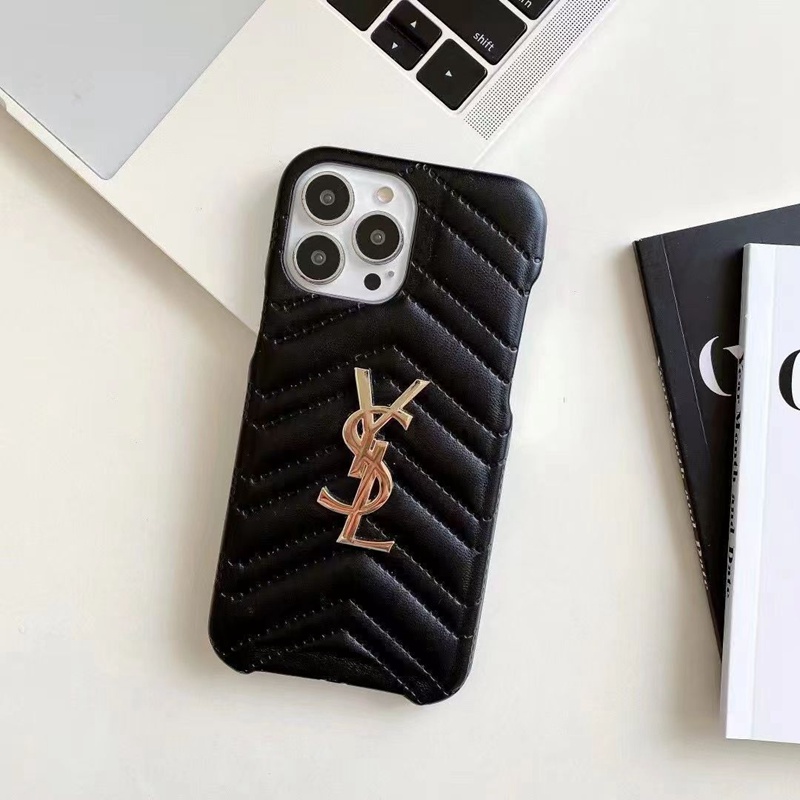 Yves Saint Laurent iPhone 15/14/13/12/11 PRO Max xr/xs Fashion Brand Full Cover ledertascheLuxury iPhone 13/14/15 Pro max Case Back Cover coqueoriginal luxury fake case iphone xr xs max 15/14/12/13 pro max shellFashion Brand Full Cover housse