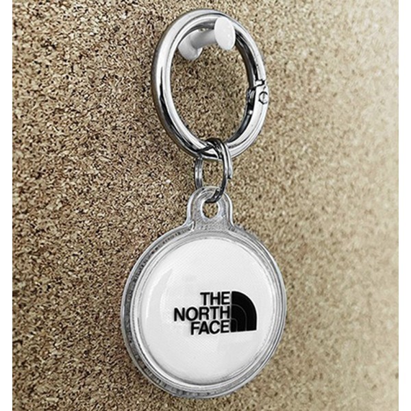 the north face airtag case clear cover Hard Protective Shockproof Case For airtag Positioning Device Case Keychain