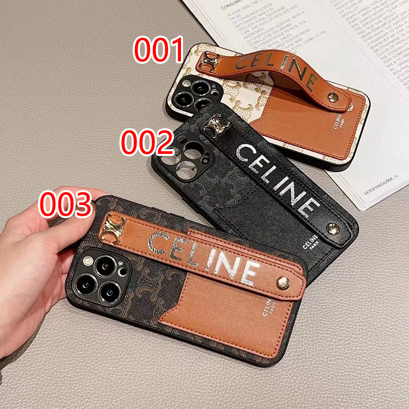 celine leather band lady iPhone 13 case