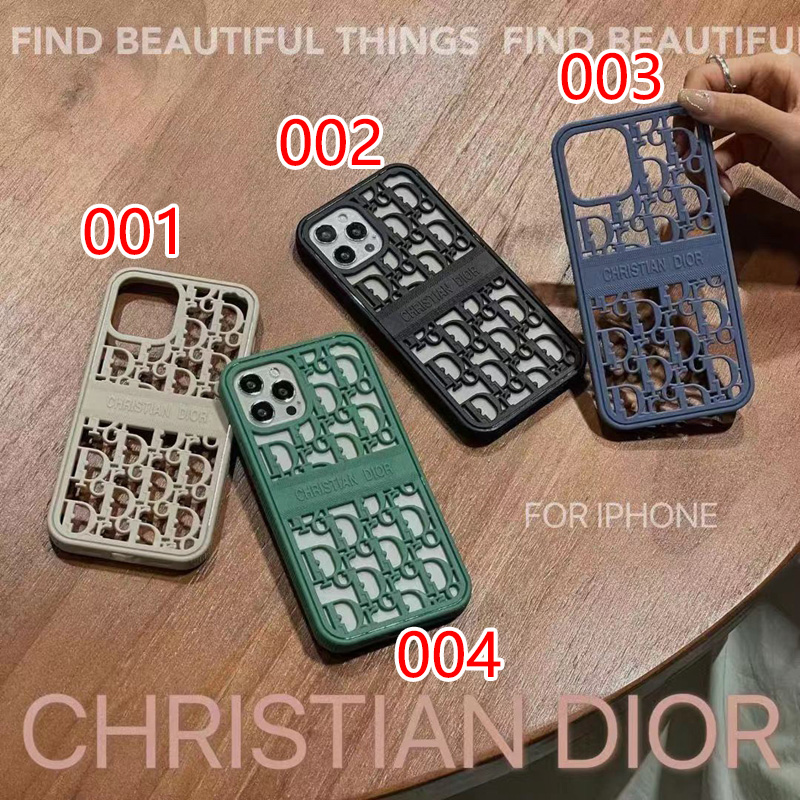 dior hollow-carved iphone 12 13 pro max case