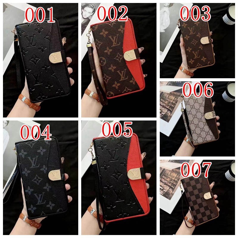 gucci wallet flip strap lv iPhone 14 13 case