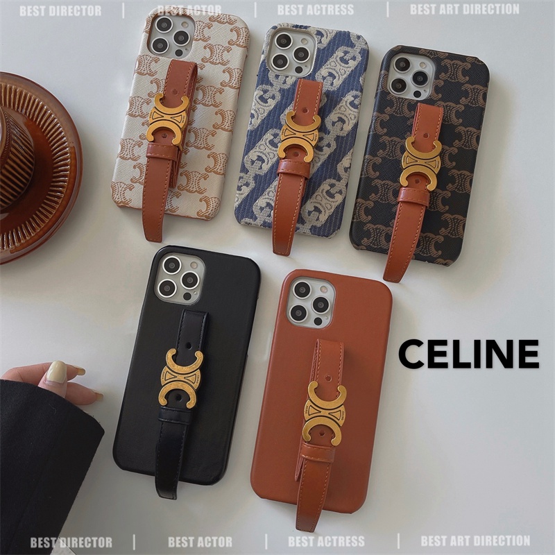 Celine Iphone14/13 pro max wristband Case lady