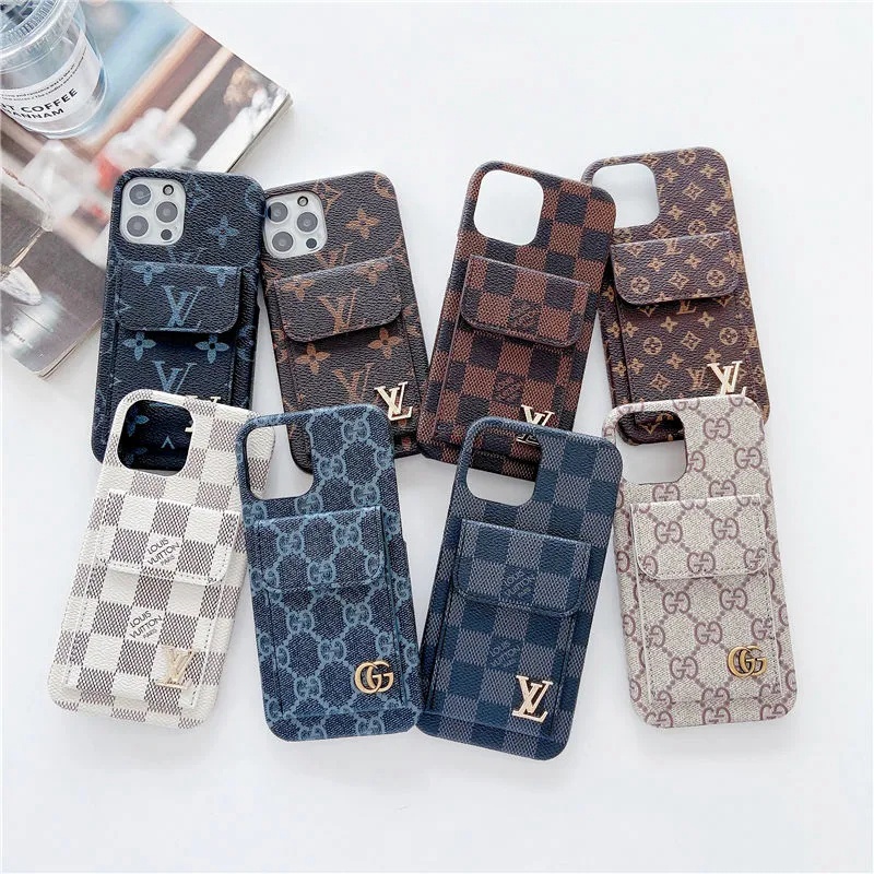 lv Leather Designer iPhone 13 pro max Case