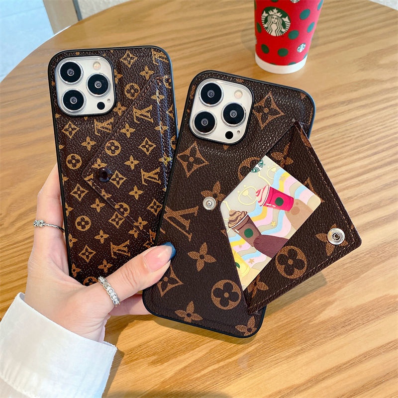 lv card holder iPhone 14 13 Pro Max case
