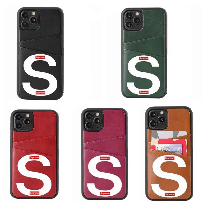 supreme iPhone 13/12 Pro Max Wallet Flip CaseShockproof Protective 