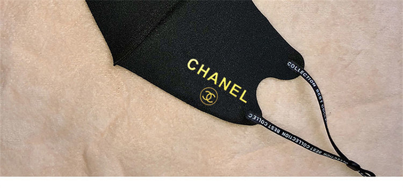 chanel Face Mask  Washable Fabric  with adjustable ear loops